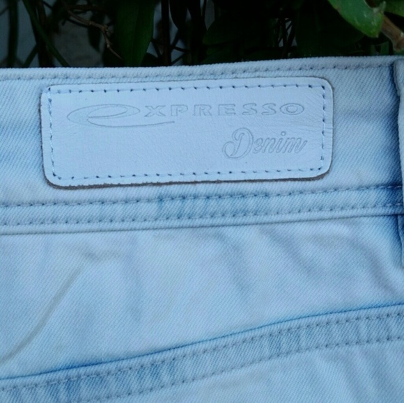 skirt from‎ Expresso, made of bleached denim - Picture 4 of 4